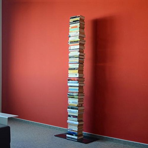Radius Design booksbaum Single Stand Gross schwarz, 3tlg. Best.aus: Halterung + Fuß + Einlegeböden [W] von Radius Design