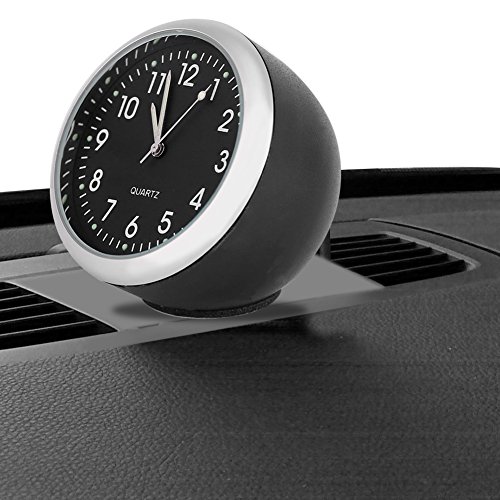 Raguso Mini Quarz Auto Uhr Digitale Zeigeruhren mit Nachtlicht f¨¹r Auto Boot Home Decoration von Raguso