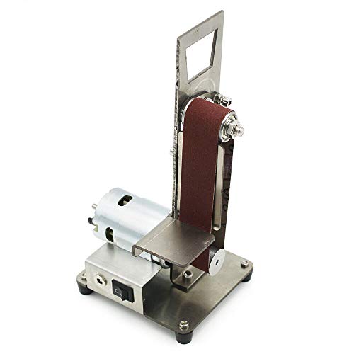 Mini Bandschleifer Poliermaschine Vertikal Schleifmaschine DIY Bandschleifer 795 Motor von RainWeel