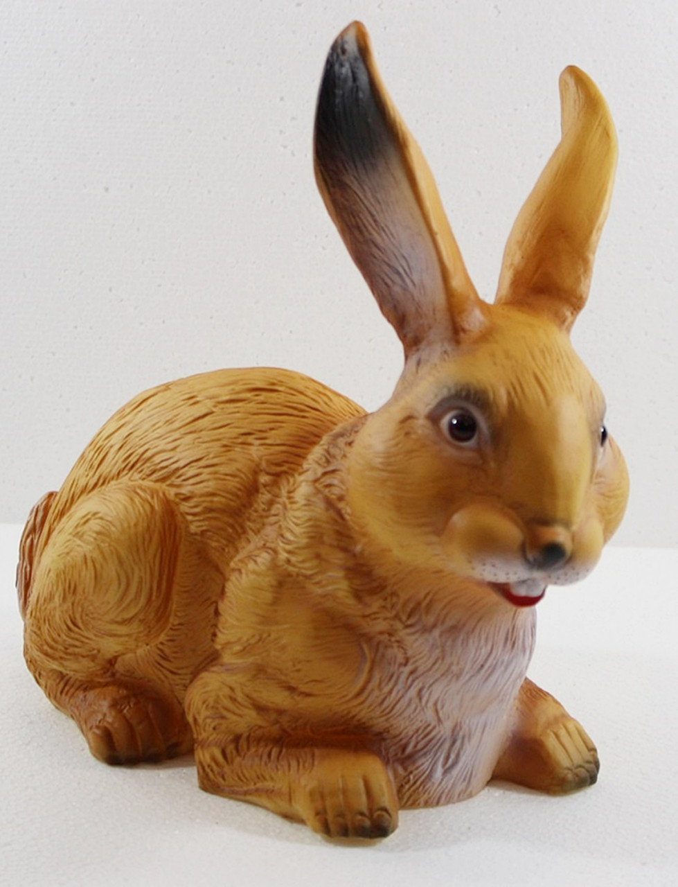 Deko Garten Figur Dekofigur Gartenfigur Tierfigur Hase sitzend aus Kunststoff Höhe 25 cm von Rakso