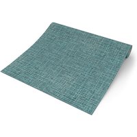 Rasch Vliestapete Textiloptik blau B/L: ca. 53x1005 cm von Rasch