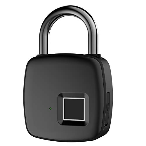 USB-Ladegerät für Smartphones und biologisches Taschenschloss zum schnellen und effizienten Aufladen in einem Büroalarm, schwarz von Rawrr
