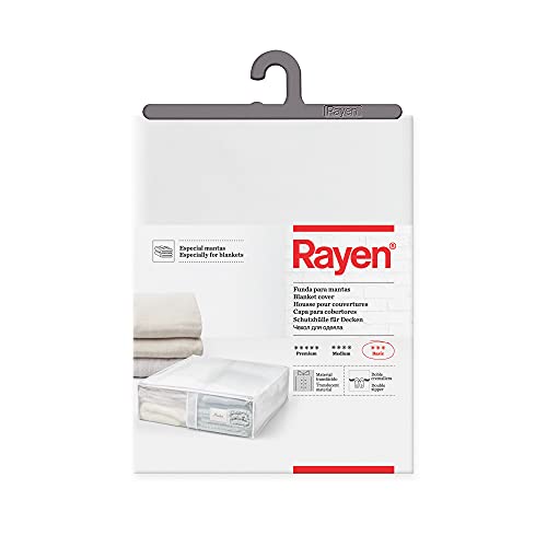 Rayen 2033.01 Aufbewahrungshülle für Bettdecken, Daunen, 65 x 55 x 20 cm, Grau von Rayen