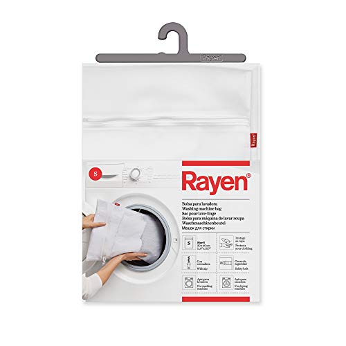 Rayen | Waschmaschine & Trocknertasche | Kleidersack | Kleidersack mit Reißverschluss | Wiederverwendbare Kleiderschutztasche | Größe S | Maße: 30x40 cm von Rayen