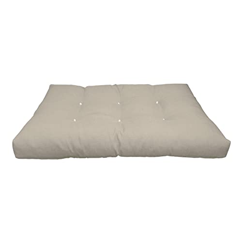 Rebecca Mobili Gartenkissen, Palettenkissen, 120 x 80 cm, Polyester, Beige, Füllung, Höhe 19 cm, für Wohnzimmer Möbel Terrasse – Art. RE6723 von Rebecca Mobili