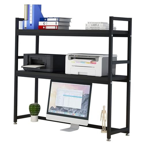 RedAeL Mehrzweck-Desktop-Bücherregal - Verstellbares Aufbewahrungsregal für Wohnheim, Büro oder Home-Office-Schreibtisch von RedAeL