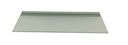 Regale4You Glasregal 50x20 cm /8mm satiniertes Glas Wandprofil LINO8 Alu Silber / 1 Glasablage von Regale4You
