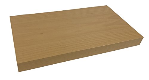 Regale4You Jumbo Wandboard 45 cm Buche/Echtholzfurnier/Verdeckte Aufhängung / 1 Board von Regale4You