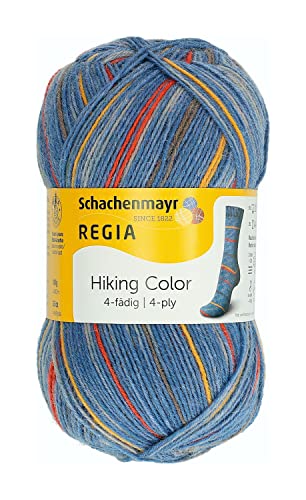 Schachenmayr REGIA 4-fädig Color, 9801269-01203, Farbe: Viewpoint color, 100g, Handstrickgarne von Regia