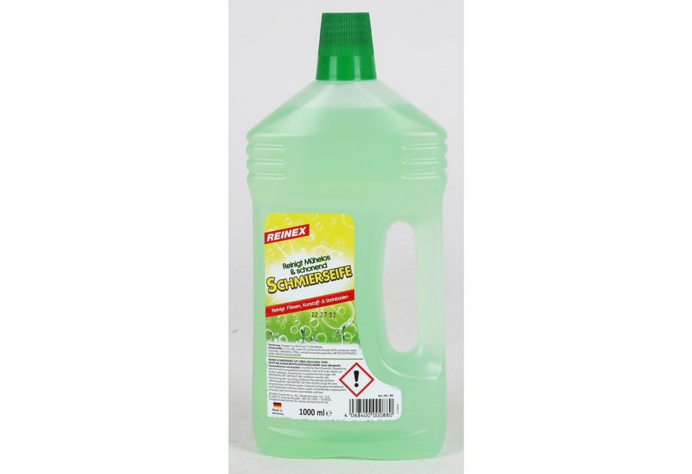 Reinex 12x Schmierseife Flüssig 1L Fußbodenreiniger Pflege Waschmittel Kalklöser von Reinex