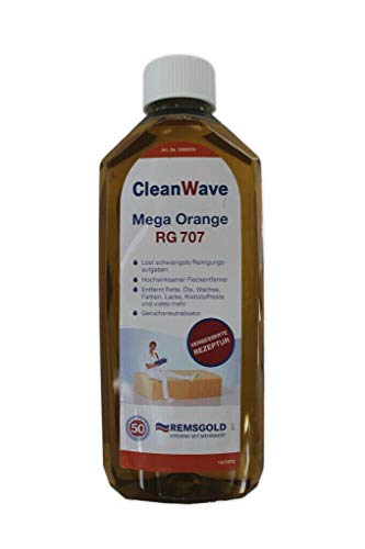 1 Mega Orange RG 707 Flasche 500 ml - Spezialreiniger für schwierigste Reinigungsaufgaben Fleckentferner von Reinigungszubehör