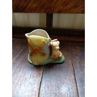 Vintage Windmühle Und Kleiner Hund Keramik Einzelportionen Sahnekännchen von RelicVintageUK