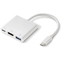 Renkforce RF-4366444 Adapter [1x USB-C® Stecker - 1x HDMI-Buchse, USB 3.2 Gen 1 Buchse A (USB 3.0), von Renkforce