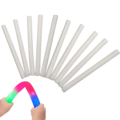 Schaumstoff Leuchtstäbe - 15 Stück Hochzeitsleuchtstäbe Mit 3 Blinkmodi, Bunt Blinkende LED Stroboskop Sticks Partyzubehör, Im Dunkeln Leuchtende Schaumstoffstäbchen Für Hochzeiten, Konzerte, Partys von Renywosi