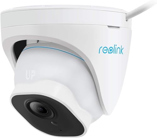 Reolink 4K Smarte IP Kamera Outdoor mit Personen-/Autoerkennung, 8MP PoE Überwachungskamera Aussen mit IP67 Wasserfest, 30m IR Nachtsicht, Audio, microSD Kartensteckplatz, Zeitraffer, RLC-820A von Reolink