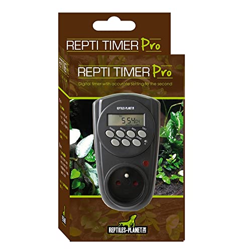 Reptiles-Planet Elektronischer Timer für Repti Timer Pro Terrariennebler, Schwarz, 875862 von Reptiles-Planet