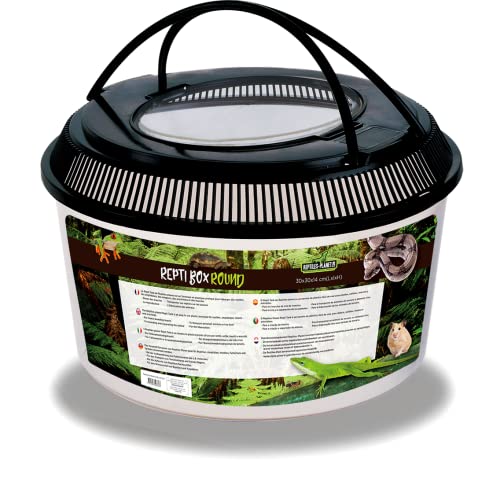 Reptiles-Planet Runden Kunststoff Repti-Box, 30cm Durchmesser x 19cm Höhe von Reptiles-Planet