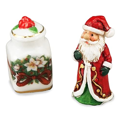 001.898/5 - Kleiner Weihnachtsmann mit Dose, Miniatur von Reutter Porzellan