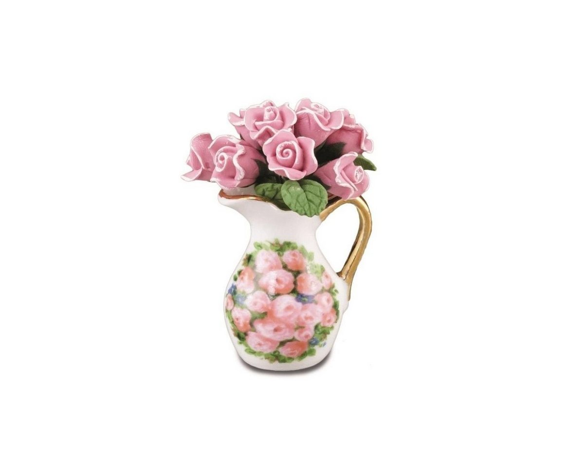 Reutter Porzellan Dekofigur 001.359/5 - Rosenvase mit Rosen, Miniatur von Reutter Porzellan