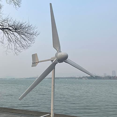 3000W Windkraftanlage 24V 48V 96V 220V Horizontaler Windgenerator 3KW Permanentmagnetgenerator 3 Blätter Windturbine Freie Energie (230V) von Rewindagic