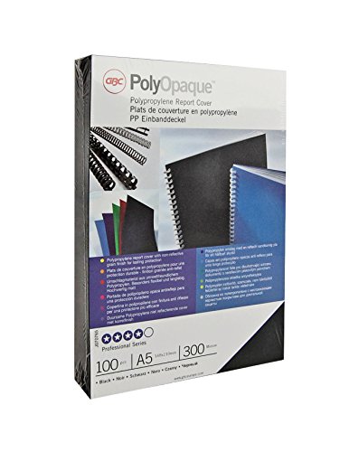 GBC PolyOpaque 300 Mikron, Format A4, Grün, 100 Stück von GBC