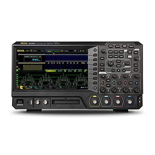 RIGOL MSO5074 Mixed-Signal-Oszilloskop,70MHz,100Mpts,8GSa/s,4 analoge Kanäle,16 digitale Kanäle,kostenlose Protokoll-Dekodierfunktion,kostenlose Signalgeneratorfunktion von Rigol