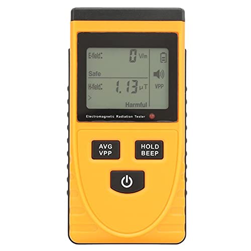 Strahlungs Detektor, Geigerzähler Radioaktivität Detektor Digitaler Strahlungsmessgerät LCD Detektor für Elektromagnetische Strahlung, Dosimeter, Tester von Risegun