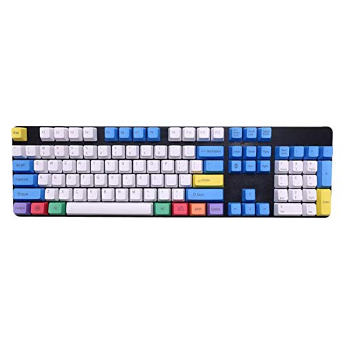 1 Packung mit 108 PBT-Tastenkappen, farblich passende Tastenkappen für Cherry MX mechanische Tastaturen. von Roadoor