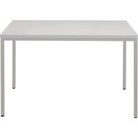 BASIC Stahlrohr-Tisch, BxT 1.200 x 800 mm, Buche/schwarz von Basic