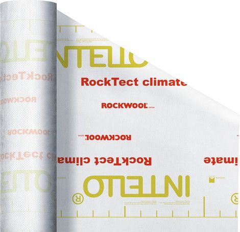 Rockwool Dampfbremse RockTect Intello Climate Plus 50 x 1,5 m = 75 m² weiß von Rockwool Mineral