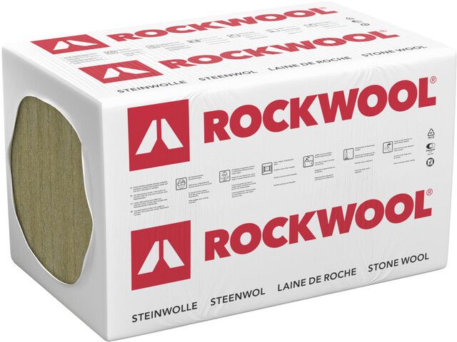 Rockwool Dämmplatte Formrock Steinwolle WLG 035 1000 x 450 x 30 mm von Rockwool Mineral