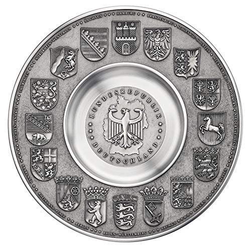 Röders Zinn Teller Deutschland - Wappen von Röders