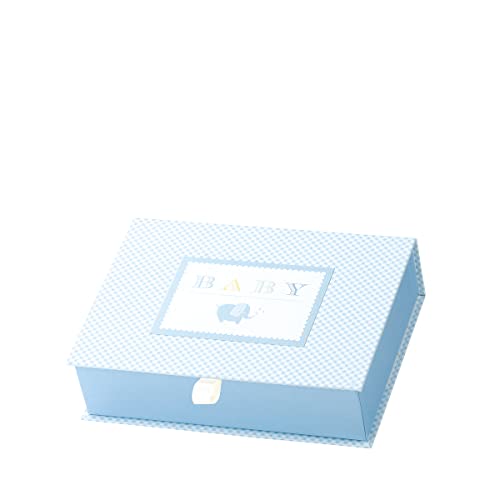 Rössler Papier 14561930000 - Memory Box Baby Boy, hellblau, 215 x 55 x 155 mm, Geburt und Taufe, 1 Stück von Rössler Papier
