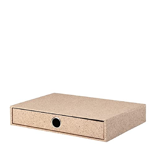 Rössler Papier 1524452390 - S.O.H.O. Schubladenbox für DIN A4, mit Griffloch, Cacao, 335 x 252 x 65 mm, 1 Stück von Rössler Papier