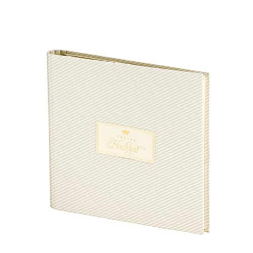Rössler 18777191106 - Fotobuch Simply Love, Stripes, „Unsere Hochzeit“, 60 offwhite Seiten, 230 x 220 mm, 1 Stück von Rössler