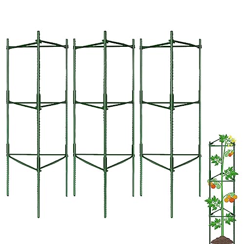 Tomato Cage Frame, Adjustable Support for Tomato, Pot Trellis for Tomatoes, Tomato Plant Holders, Vertical Plant Cage, Climbing Vines Plants for Vegetables von Rolempon
