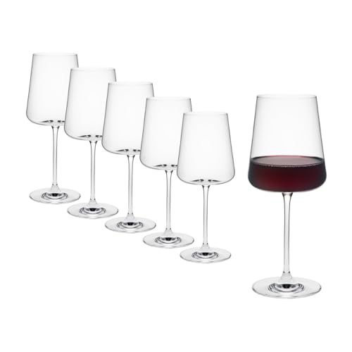 Rona2serve Moderne Weingläser Weinglas Rot Weinglas Rotweingläser 6er Set 550ml Serie Mode von Rona2serve