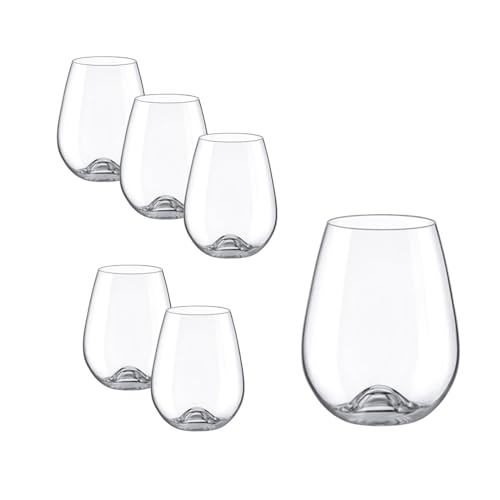 Rona2serve Serie Wine Solution Weinbecher Weinglas Wassergläser Saftglas 6er Set 330ml von Rona2serve
