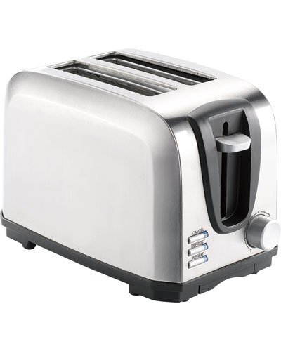 Rosenstein & Söhne Brottoaster: Edelstahl-Toaster für 2 Scheiben, 650 W (Automatik-Toaster, Toaster-Gerät, Toast) von Rosenstein & Söhne