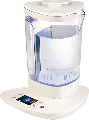 Rosenstein & Söhne Wasserionisierer: Wasserstoff-Ionisator für Trinkwasser, LCD-Display, 1,5 l (Wasser Ionisieren, Wasserstoff Ionisierer, Wasserfilter) von Rosenstein & Söhne