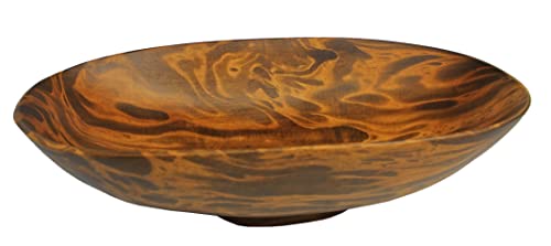 Rotfuchs Holzschüssel Holzschale Deko Schale Obstschale Holz Dekoration 30 cm aus Mango Holz Handgefertigt von Rotfuchs