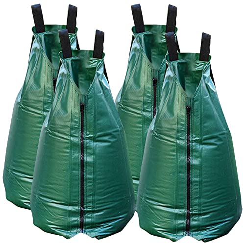 Royal Gardineer Wassersack: 4er-Set XL-Baum-Bewässerungsbeutel, 75 l, UV-resistent, PVC (Baumbewässerungssäcke, Tropfbaumbewässerungsbeutel, Gewächshaus) von Royal Gardineer