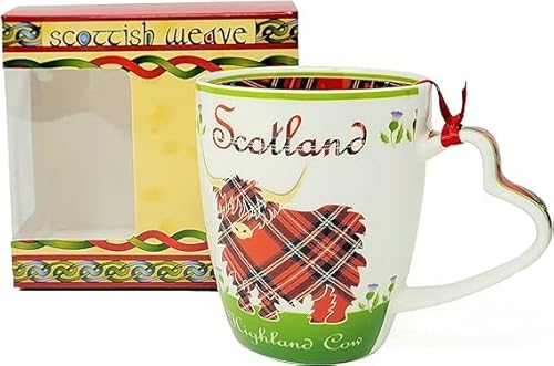 Royal Tara Schottland Highland Kuh Tasse mit Schottischer Geschenkbox, 380 ml von Royal Tara