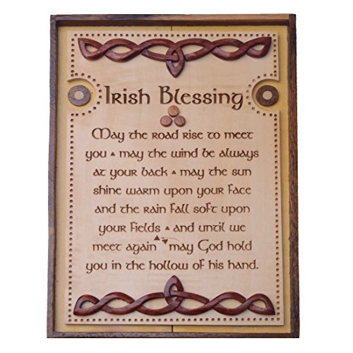 Wooden Wall Plaque With Old Irish Blessing Design von Royal Tara