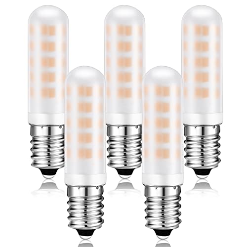 E14 LED Dimmbar Lampen 2700K Warmweiß, 5W E14 LED Leuchtmitte Ersatz 50W 60W E14 Halogenlampen, AC 220V-240V, Kein Flackern E14 Led Glühbirnen für Dunstabzugshaube, Küche, Wohnzimmer, 5er-Pack… von RuLEDne