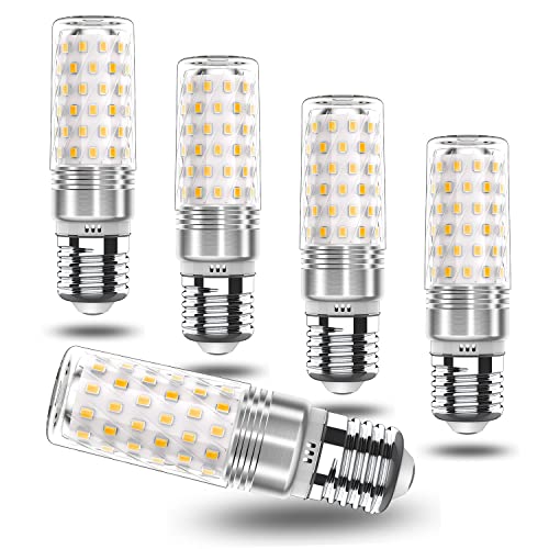 E27 LED Leuchtmittel Neutralweiß 4000K 7W, LED E27 Mais Birne Lampen 760LM, Edison Schraube E27 LED Energiesparlampe Birnen Ersetzt 70W Glühlampe, AC 175V-265V, Nicht Dimmbar, Led Mais Birne, 5er Pack von RuLEDne