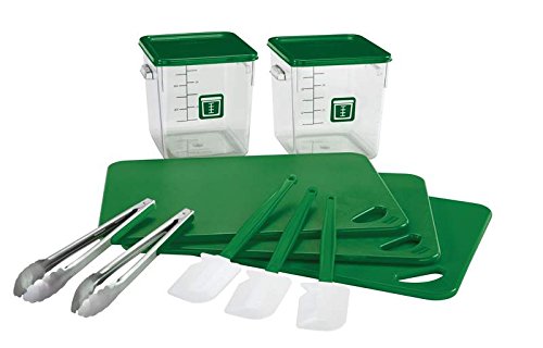 Rubbermaid Commercial Products colour-Coded Food Service Starter Kit, Green, 12 Piece von Rubbermaid Commercial Products