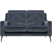 Hochwertiges Sofa in Anthrazit Samt Vierfußgestell aus Metall von Rubin Möbel