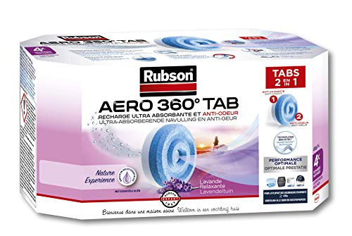 Rubson 1844914 Nachfüllpack für Luftentfeuchter Aero 360, blau, 1844914 von Rubson