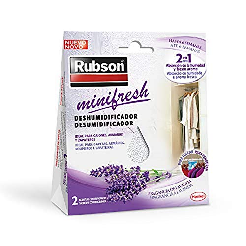 Rubson MiniFresh Luftentfeuchter Schrank, Kunststoff, Lavendelfarben von Rubson